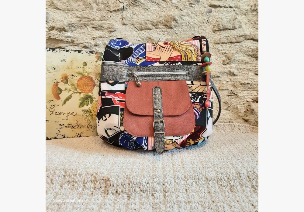 Sac porter épaule upcyclé