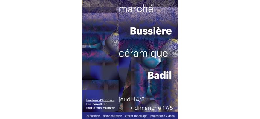 Marché céramique de Bussière-Badil