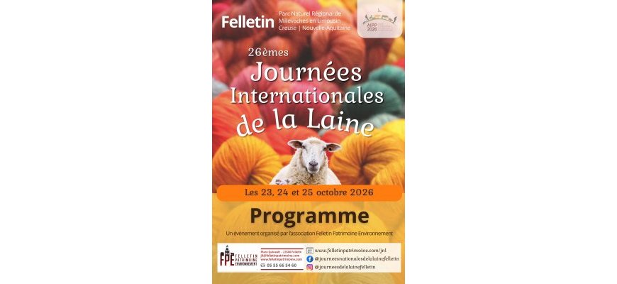 26EMES JOURNEES INTERNATIONALES DE LA LAINE