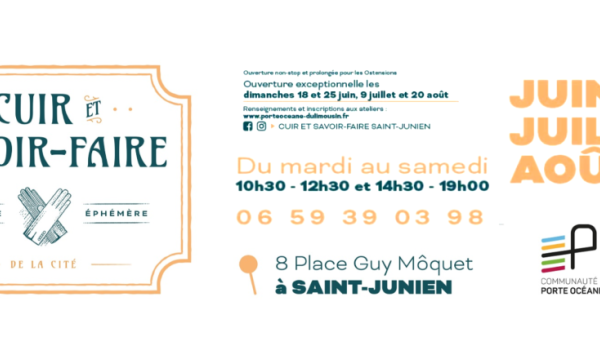Cuir et Savoir-Faire (ateliers pédagogiques et boutique éphémère)