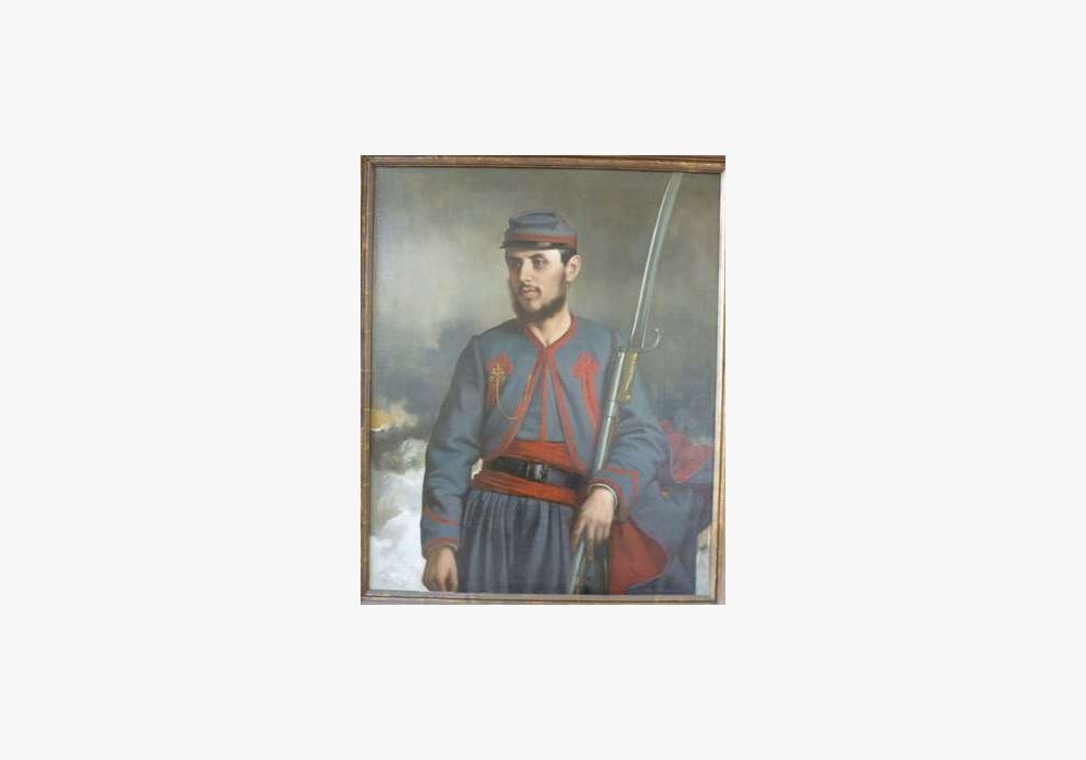 BRIN Jeannette - zouave présenté au salon