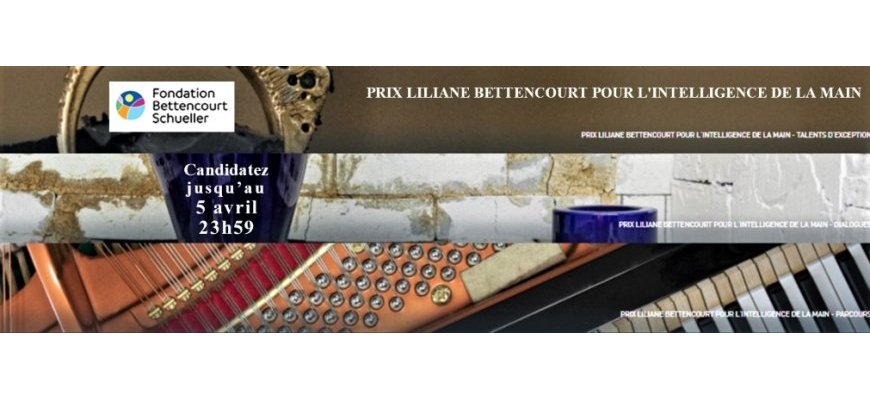 Prix Liliane BETTENCOURT pour l’intelligence de la main