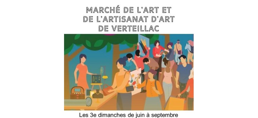 Appel à candidature - Marché de l’art et de l’artisanat d’art à Verteillac