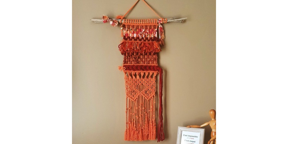 Macramé collection Colorino - orange