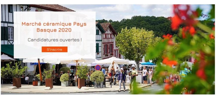 Appel à candidature. Marché céramique Pays Basque 2020