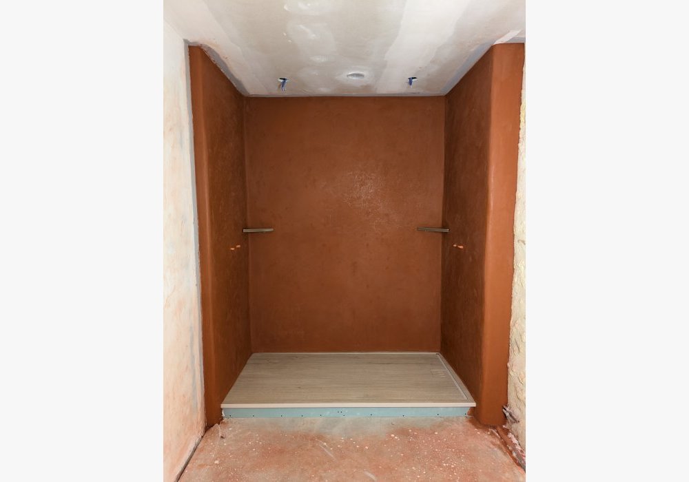 Tadelakt, douche de 9m2