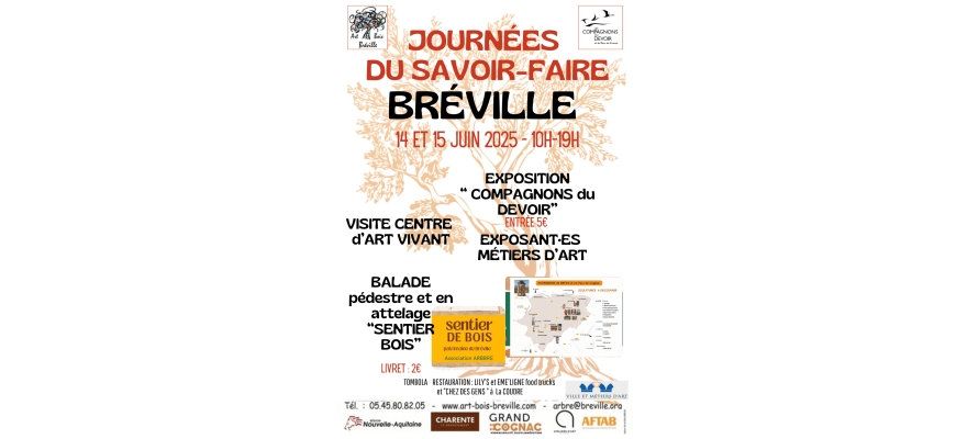 MANIFESTATION JOURNEES DU SAVOIR FAIRE BREVILLE