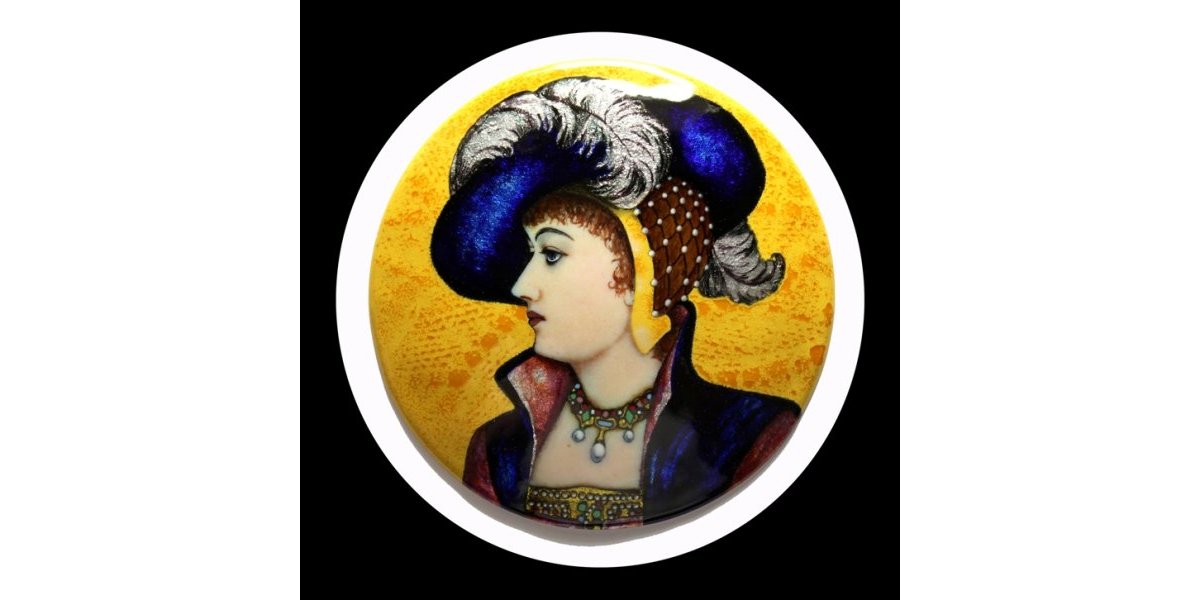 Tableau « Femme au chapeau à plumes »