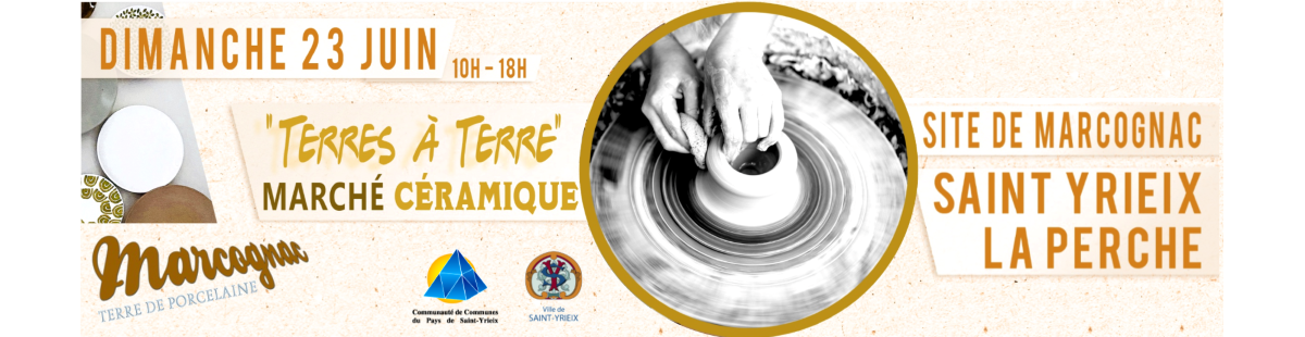 TERRE A TERRE : le marché céramique de Marcognac