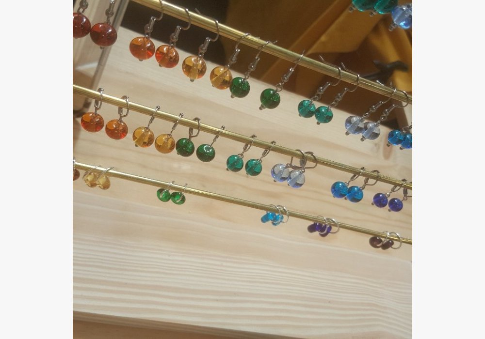 Boucles d’oreilles en verre de Murano