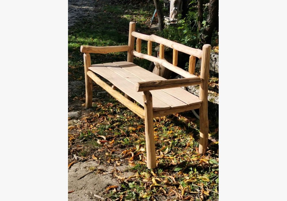 Banc extérieur châtaignier 