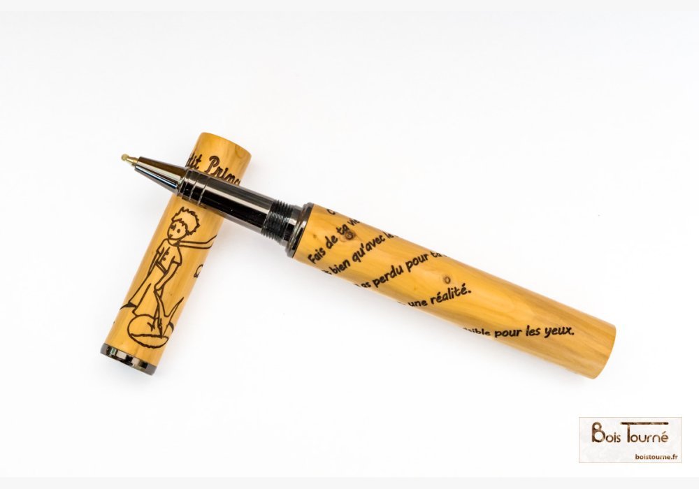 Stylo roller Petit Prince en buis