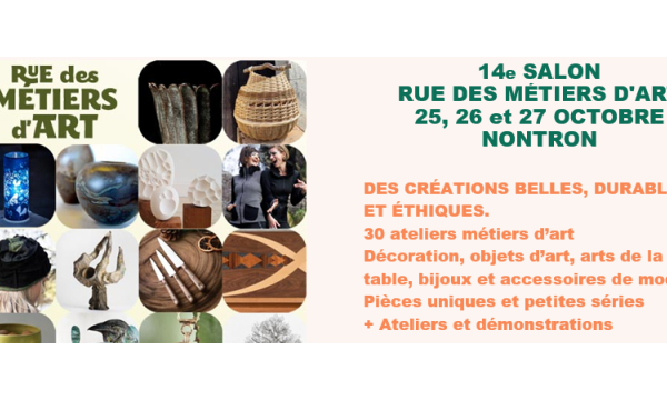 14e SALON RUE DES MÉTIERS D’ART