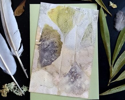 Carte Eco-print