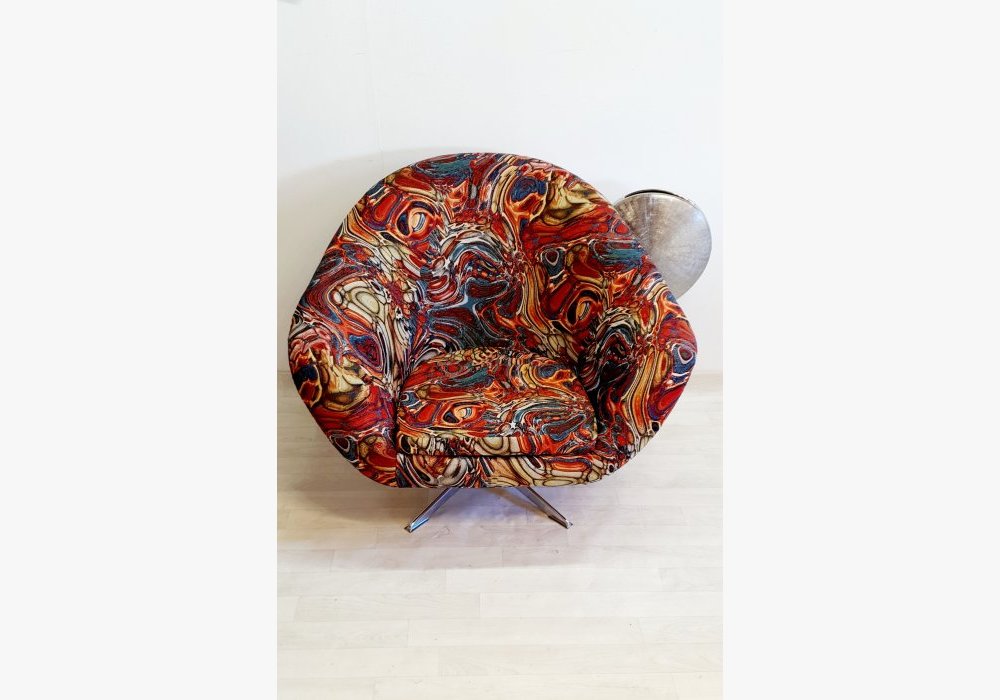 Fauteuil pivotant vintage