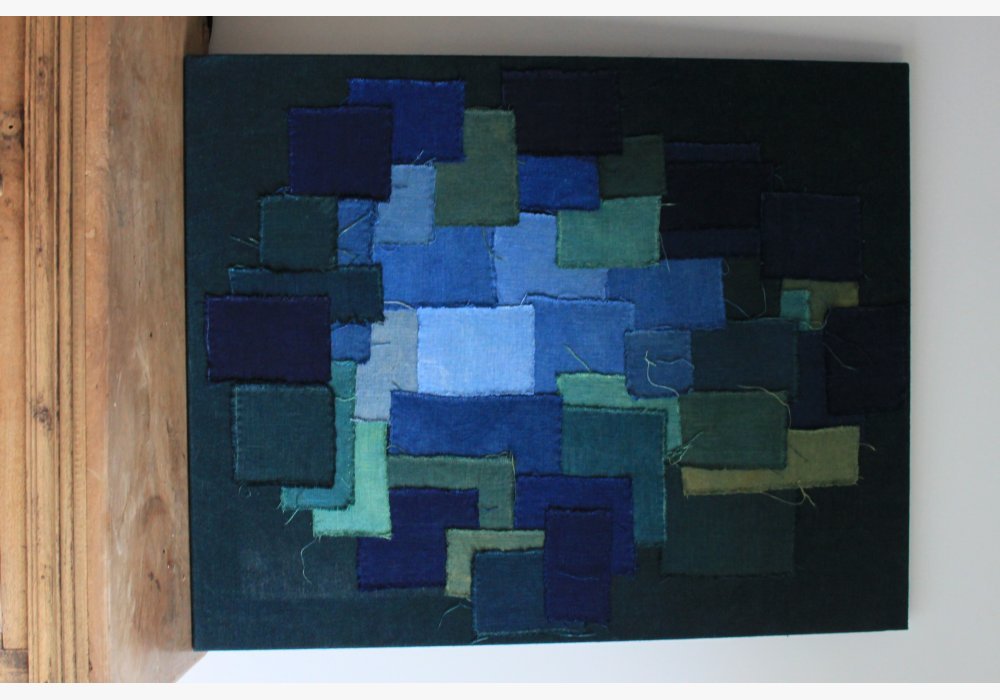 tableau de teintures végétales Gaude & indigo