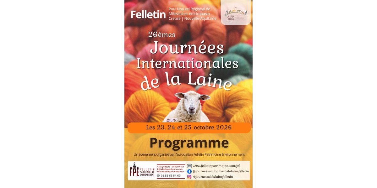 26EMES JOURNEES INTERNATIONALES DE LA LAINE