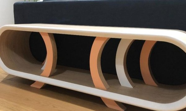 Bench double curve