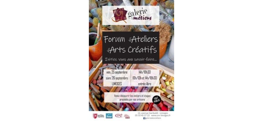 Forum des ateliers des arts créatifs