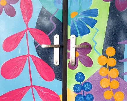 Fresque murale (partie gauche)