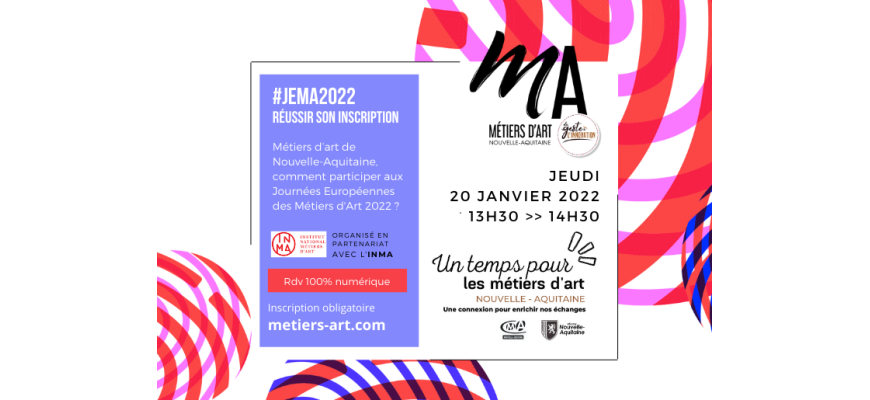Comment participer aux Journées Européennes des Métiers d’Art 2022 ? 