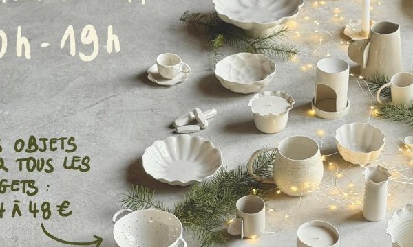 Portes Ouvertes atelier d’Eloise Dubois vente de Noël