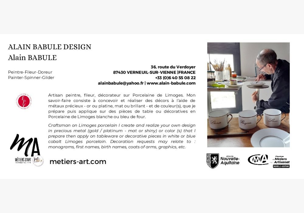 SIPC2021 28>31 octobre - Pavillon de Nouvelle-Aquitaine - BABULE Alain