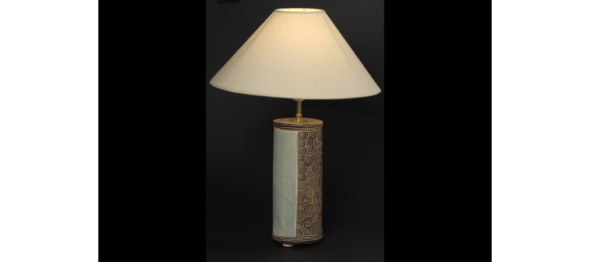 Lampe - pied céramique