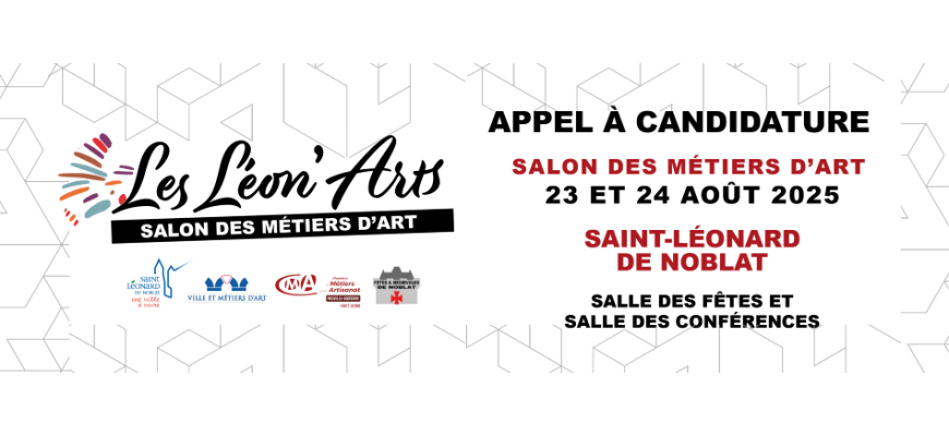 LÉON’ARTS - 1er salon Métiers d’Art