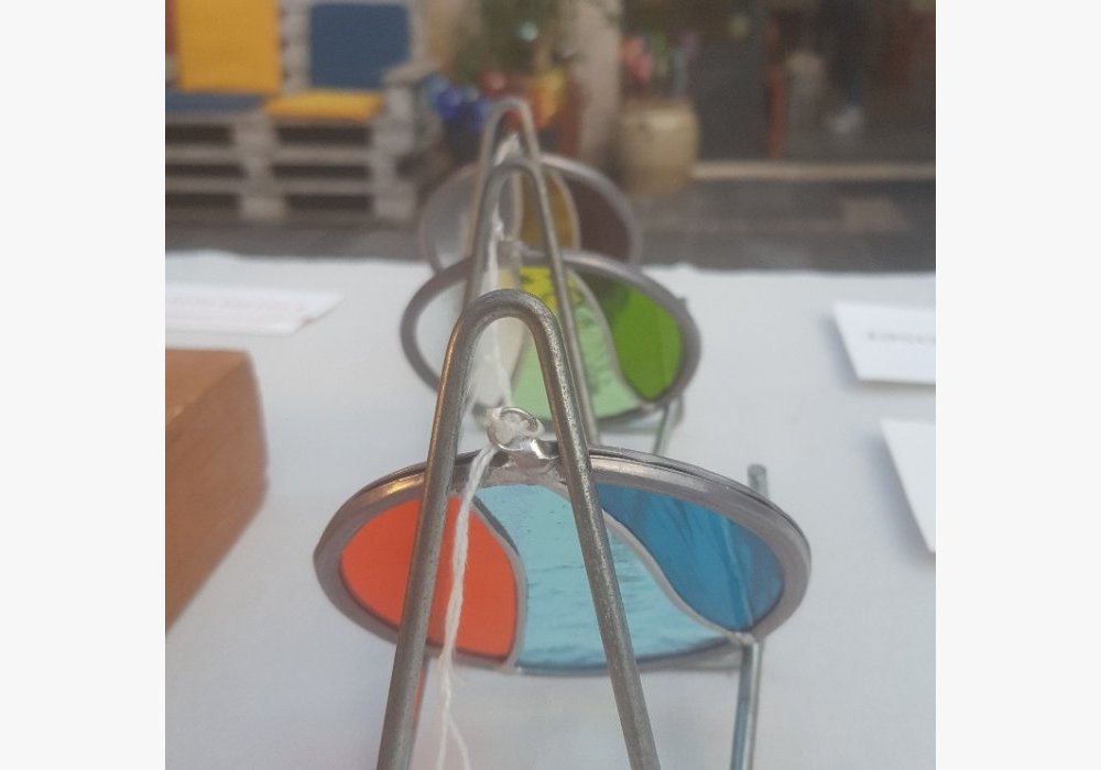 Petits vitraux à suspendre attrape-soleil