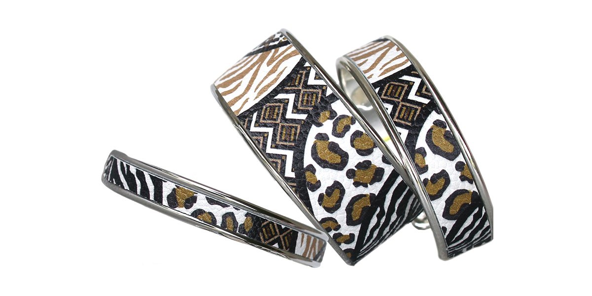 Bracelets cuir motifs 