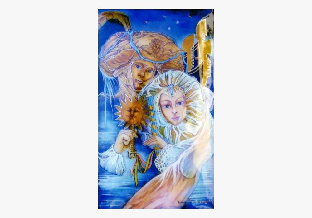 Jean-Claude LAMOUREUX / ÉMAUX D’ART L.J.C. - tableau émail Venise