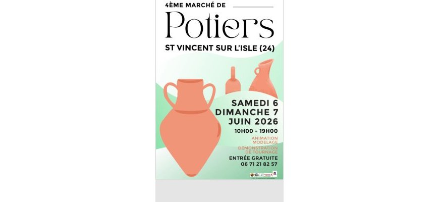 Appel à candidature - 4ème marché de potiers