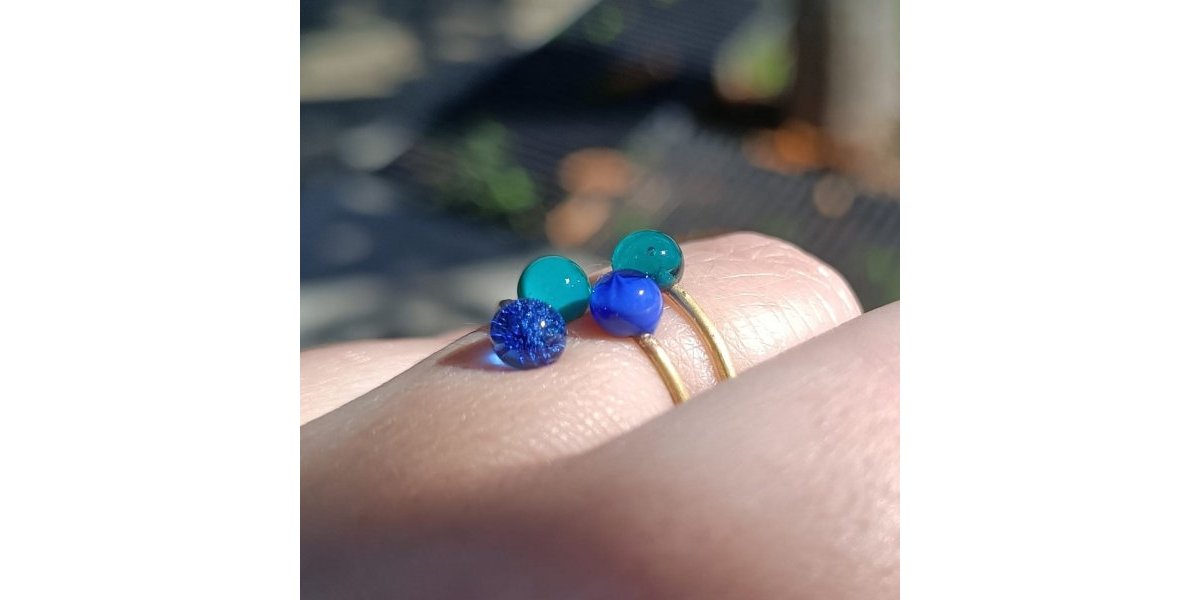 Bague Tapioca double 