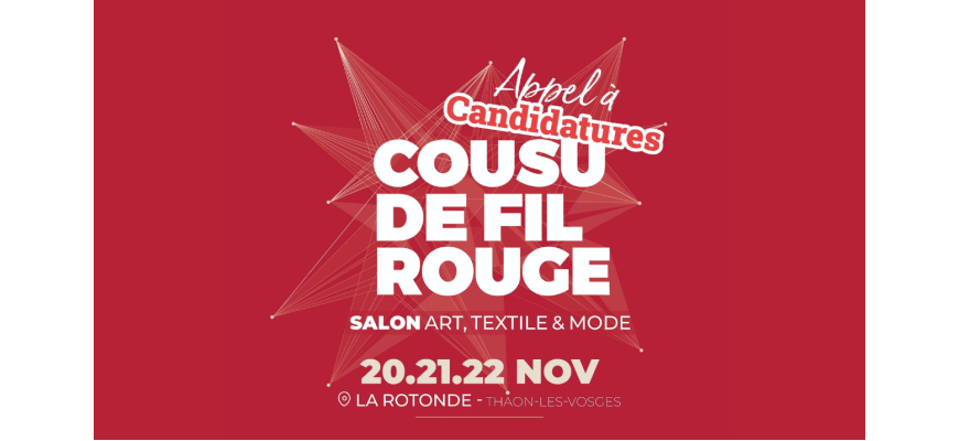 Appel a candidature - Salon Cousu de Fil Rouge 
