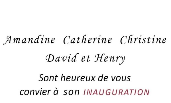 Inauguration boutique métiers d’art 