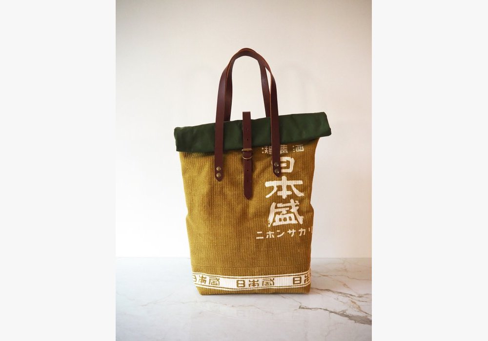 Sac Maekake, fait à partir d’un vêtement de travail japonais vintage