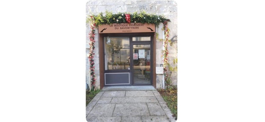 Boutique éphémère du savoir-faire