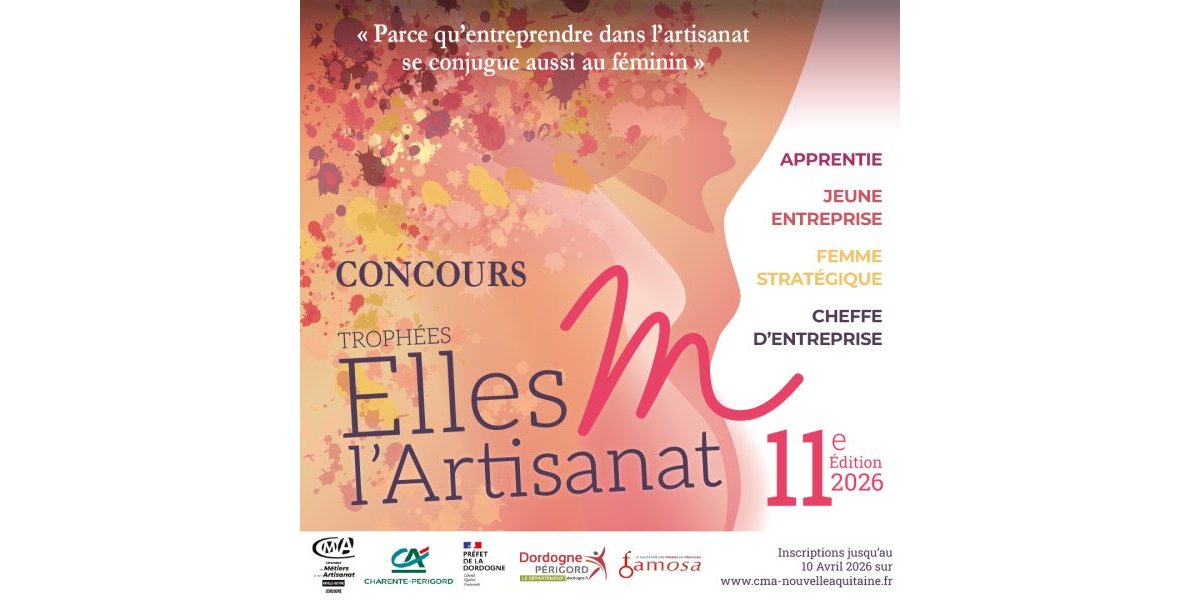 Appel à candidatures - Concours Elles M l’Artisanat