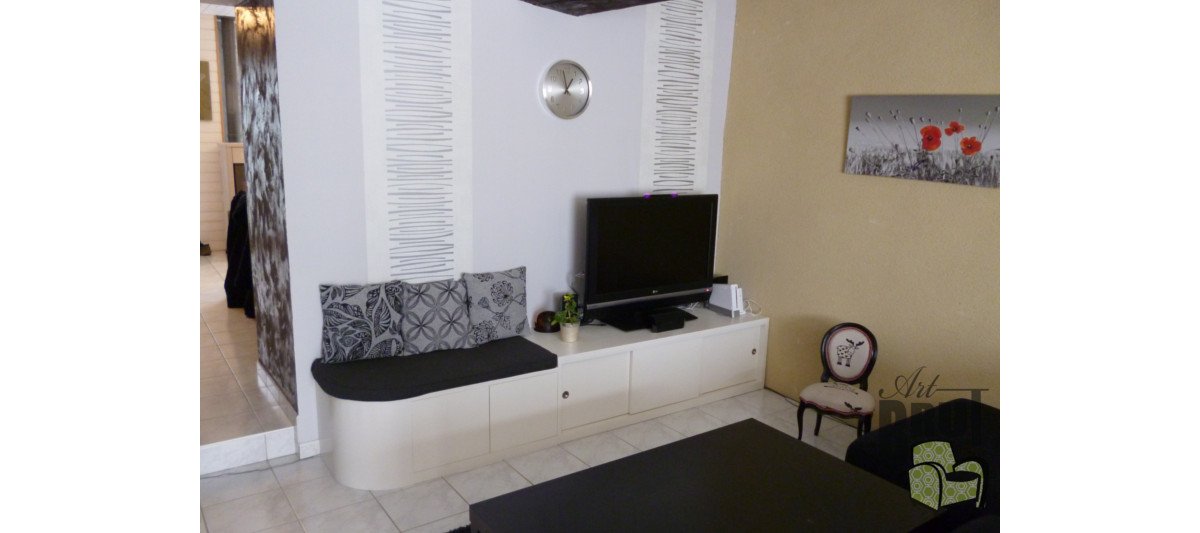 Meuble banquette de Salon
