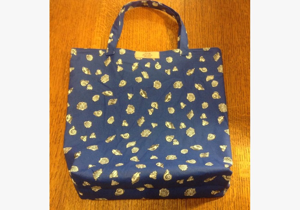 Sac pliable avec sa pochette - fait main, tissu coton wax Français 