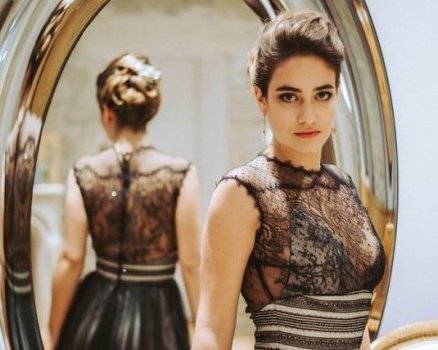 Robe de cocktail Cristal Ambre