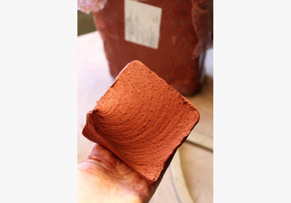 grès rouge chamotté