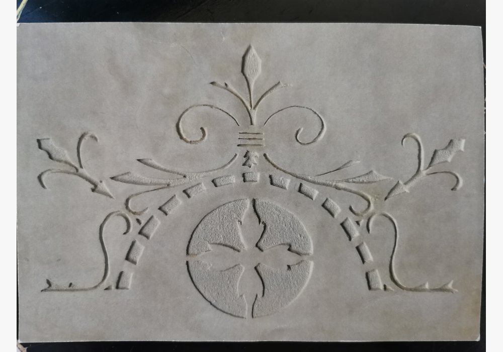Sgraffito - enduit de chaux