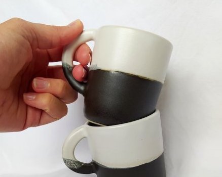 tasse avec ou sans anse, différents colories disponibles, commande possible