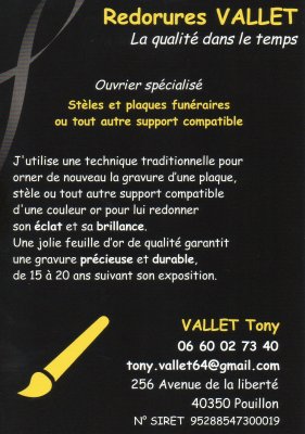 Redorures VALLET